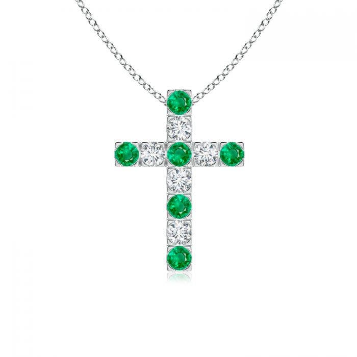 Diamond Cross Pendant | Angara 