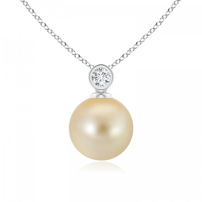 Golden South Sea Cultured Pearl Pendant 