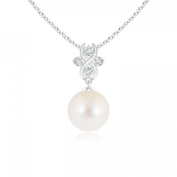 Freshwater Cultured Pearl Pendant with 