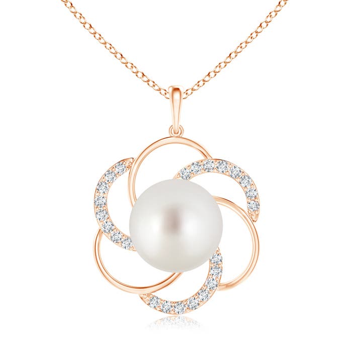 South Sea Cultured Pearl Flower Pendant 