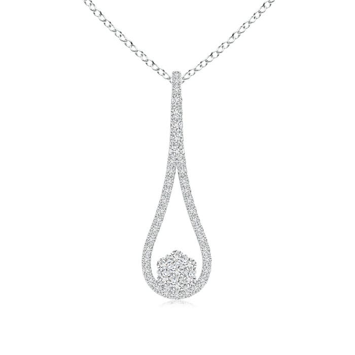 Clustre Diamond Loop Pendant Angara Australia