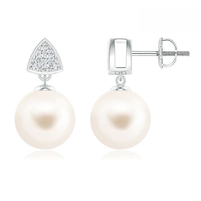 pearl tops earrings