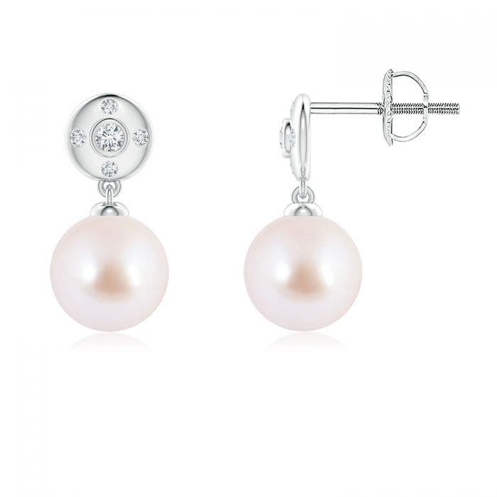 pearl tops earrings