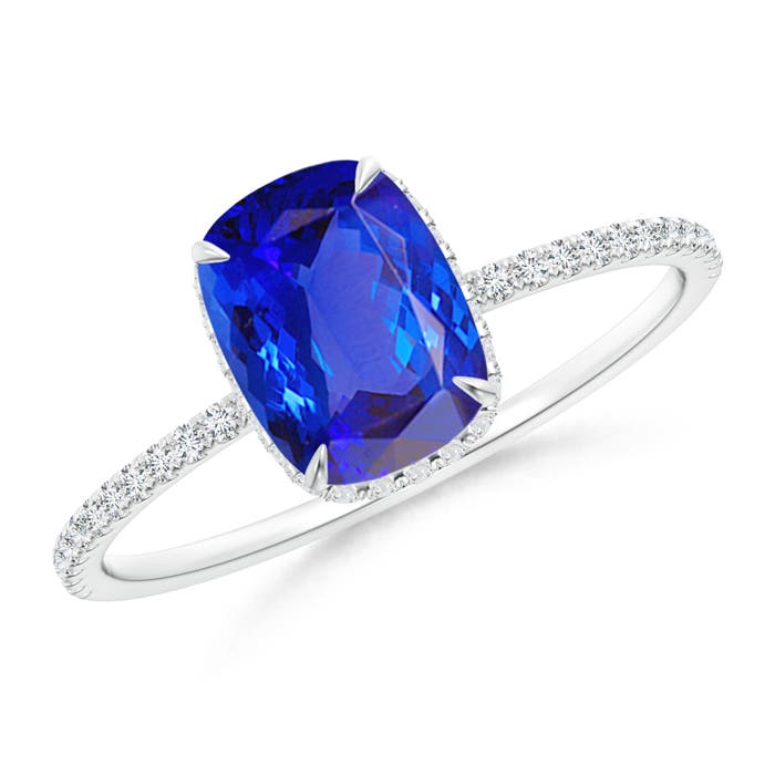 tanzanite cushion cut