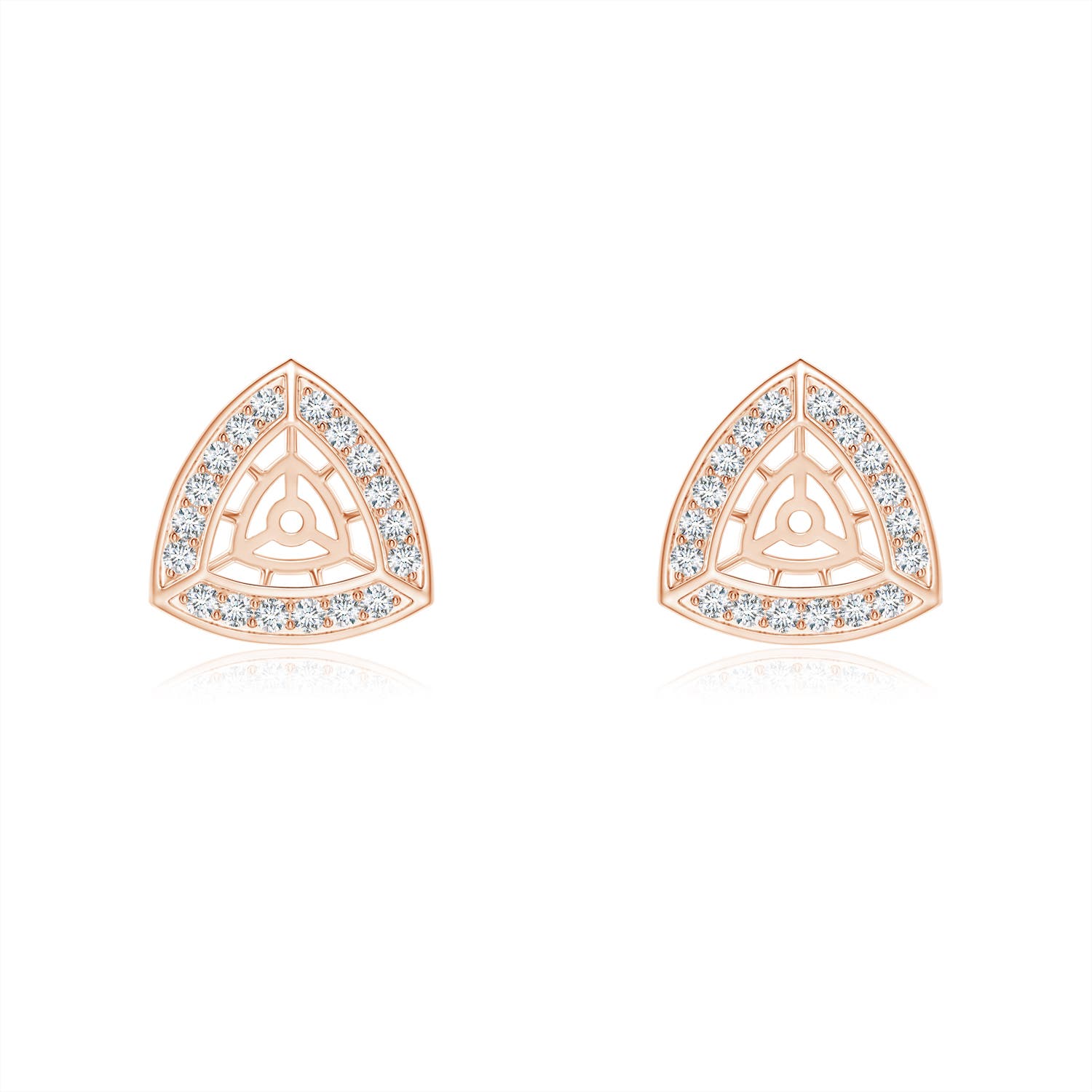 Diamond Studded Triangular Halo Jackets