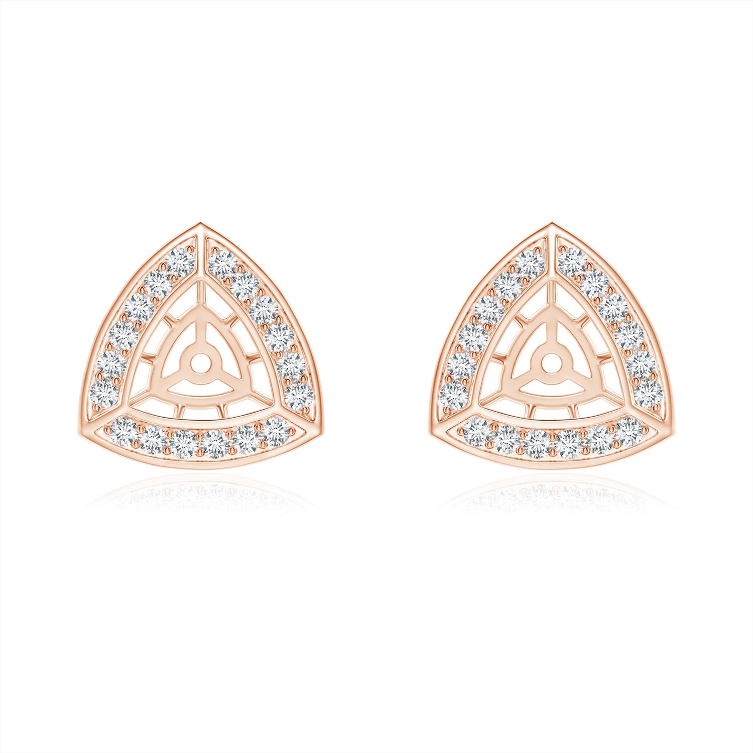 Diamond Studded Triangular Halo Jackets