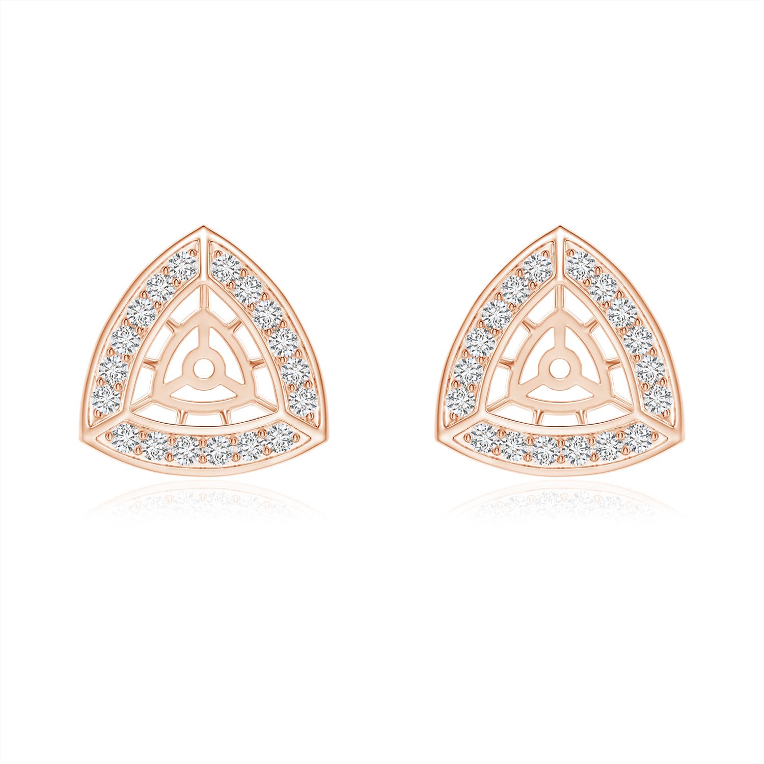 Diamond Studded Triangular Halo Jackets