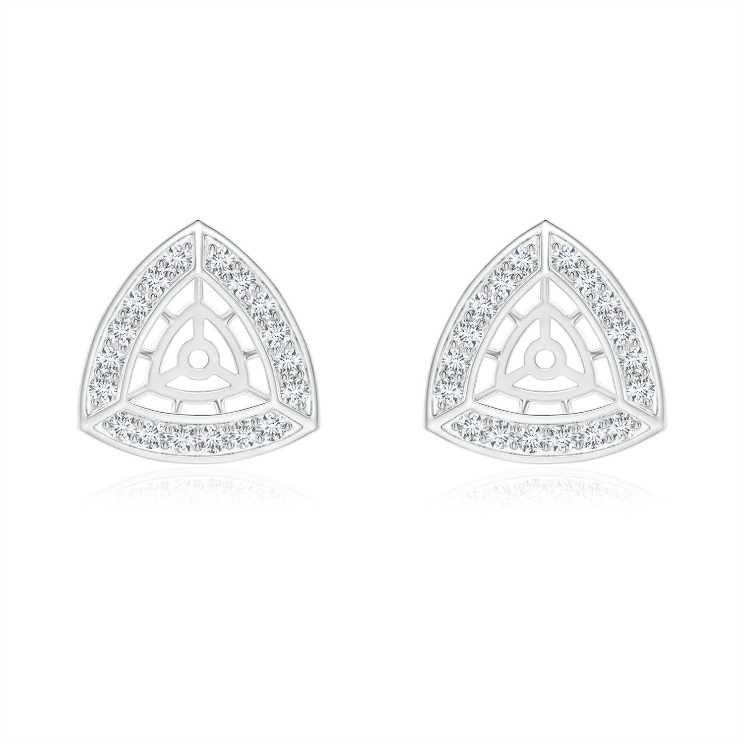 Diamond Studded Triangular Halo Jackets