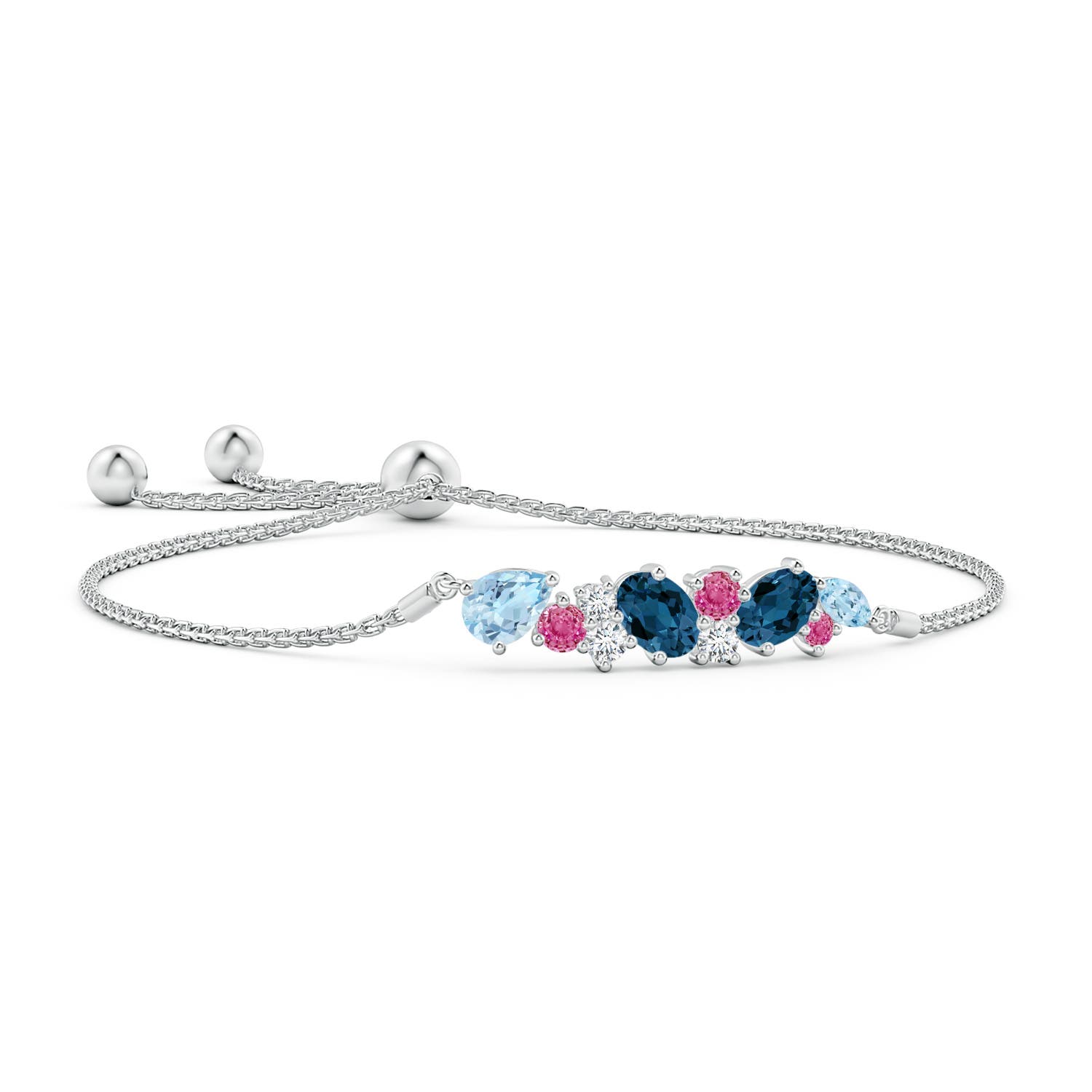 Gemstone bolo bracelet Clearance