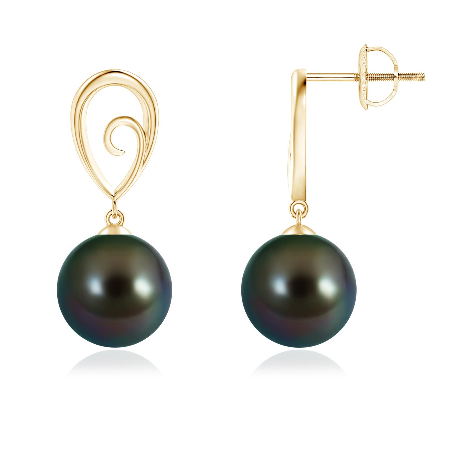 pear shaped pearl drop earrings