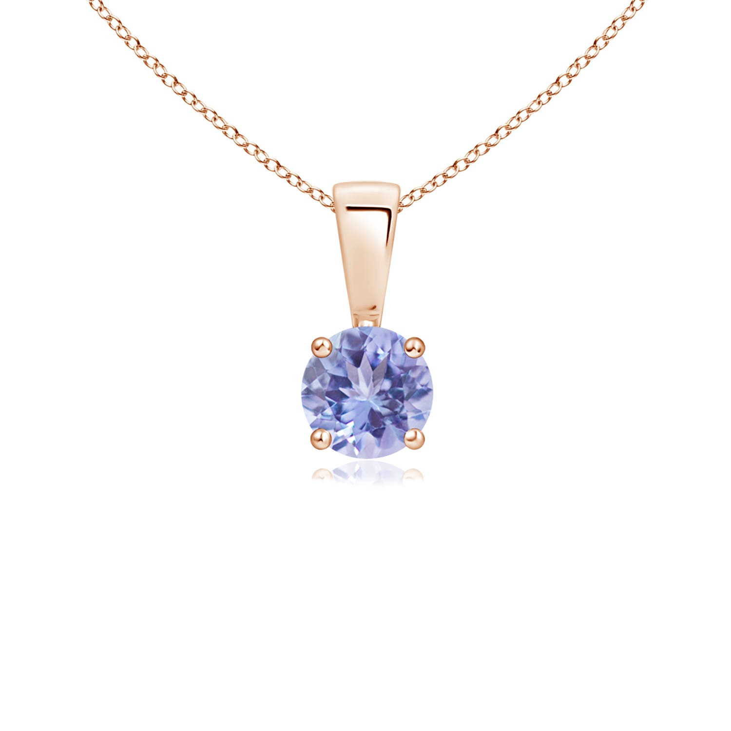 Classic Round Tanzanite Solitaire 