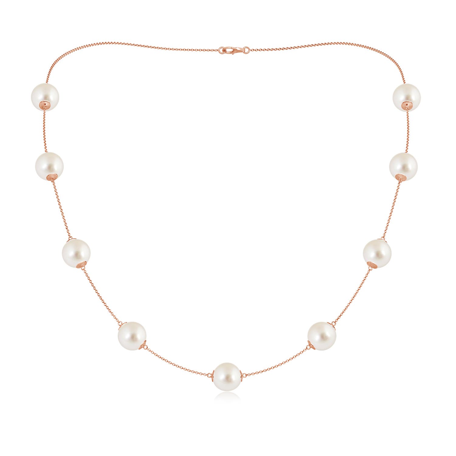 20 South Sea Cultured Pearl Station Necklace
