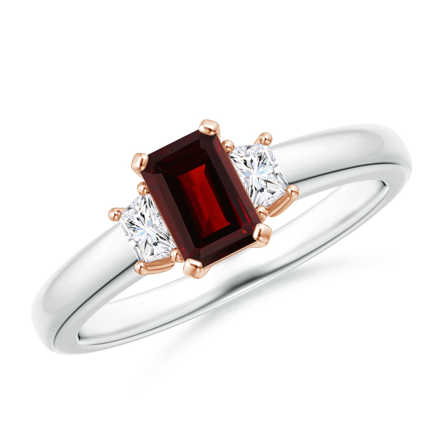 garnet crystal ring