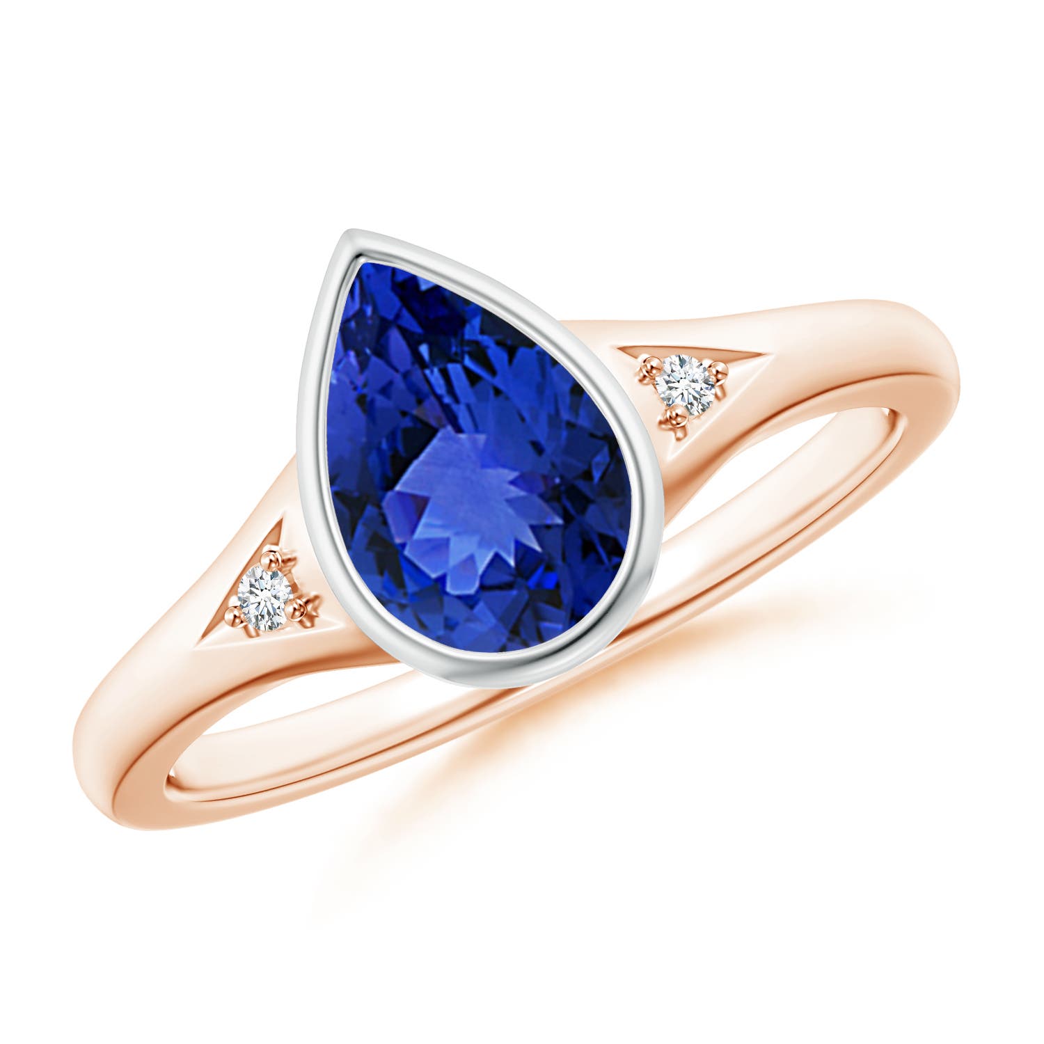 tanzanite bezel ring