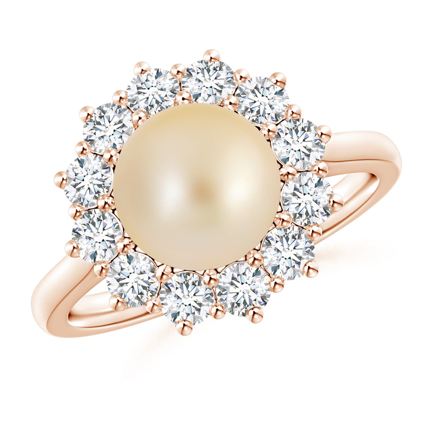 Princess Diana Inspired Golden South Sea Cultured Pearl Ring