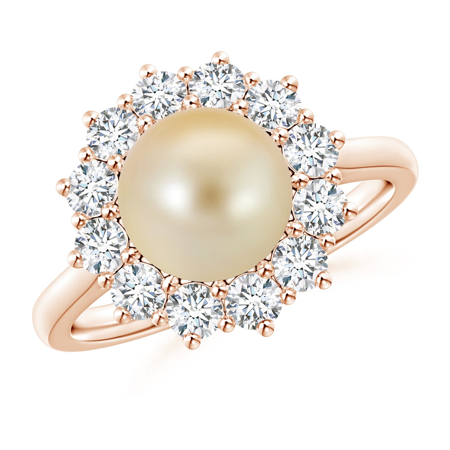 Princess Diana Inspired Golden South Sea Cultured Pearl Ring