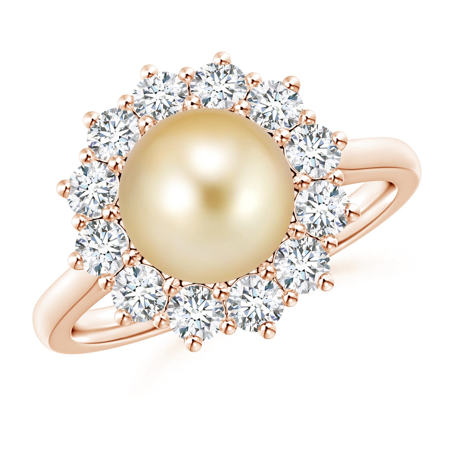 Princess Diana Inspired Golden South Sea Cultured Pearl Ring