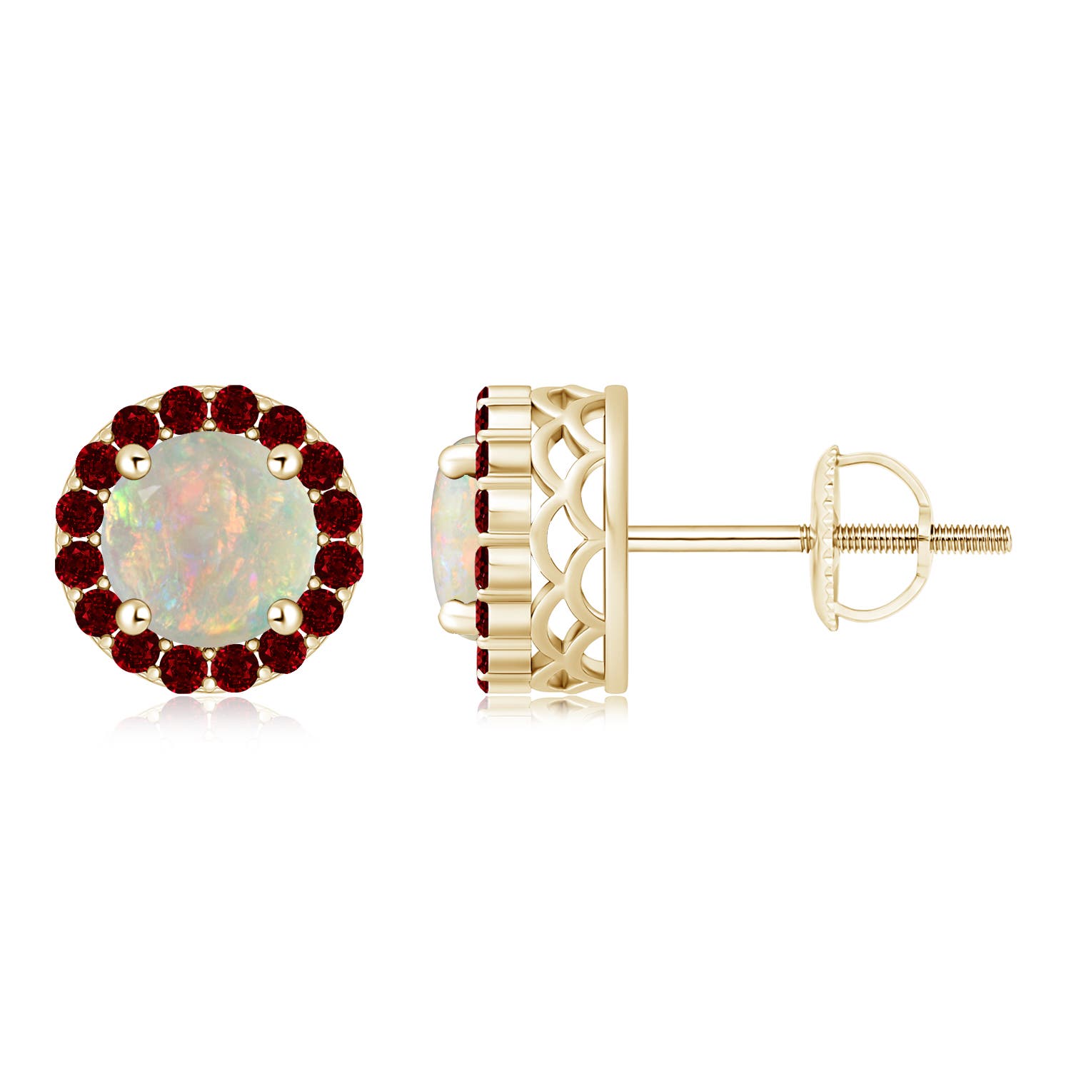 Angara opal earrings Clearance