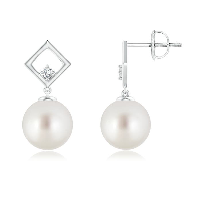pearl tops earrings
