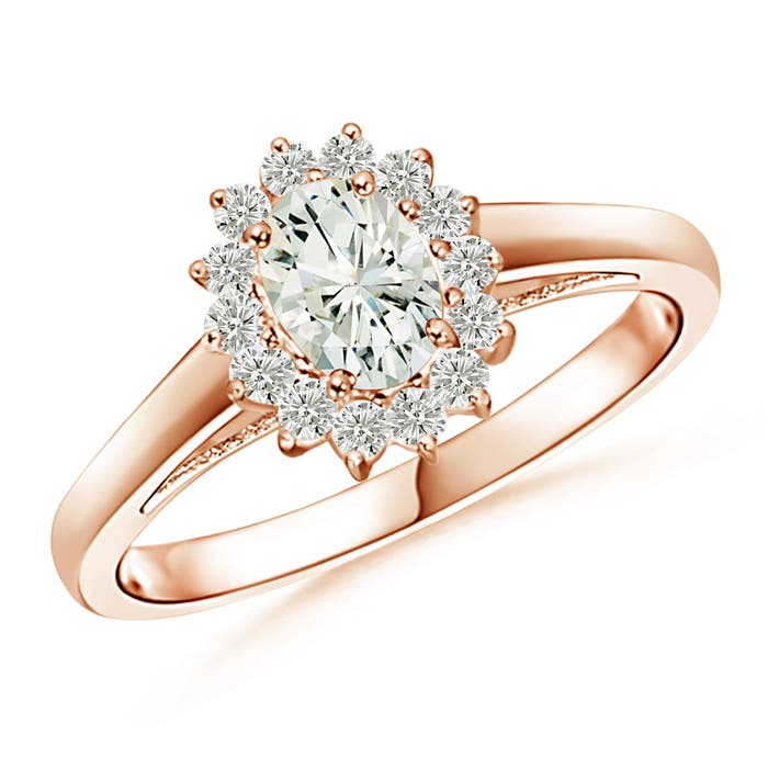 Princess Diana Inspired Moissanite Halo Ring