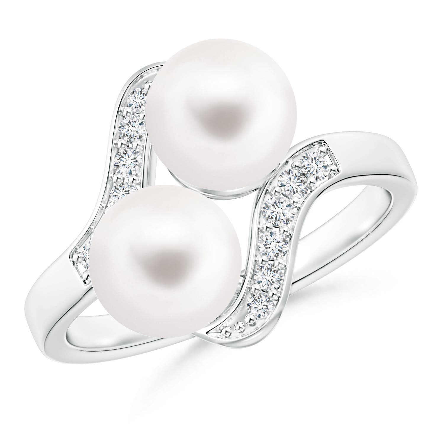 指輪・リング wing bling 14k Diana natural freshwater pearl ring Princess Diana Inspired Freshwater Pearl Ring | Angara
